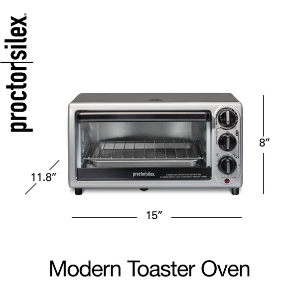 Proctor Silex Modern 4 Slice Toaster Oven & Reviews Wayfair Canada